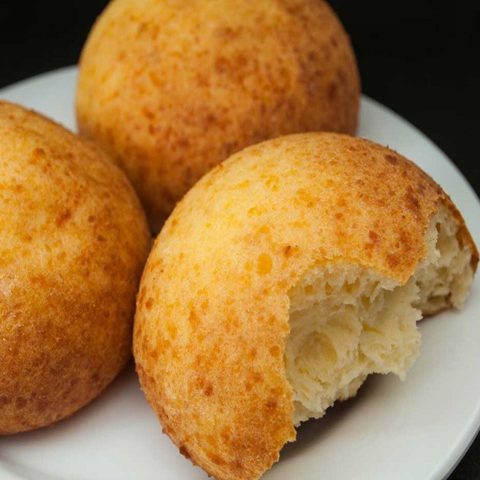 Almojábanas (Colombian Cheese Bread) — side