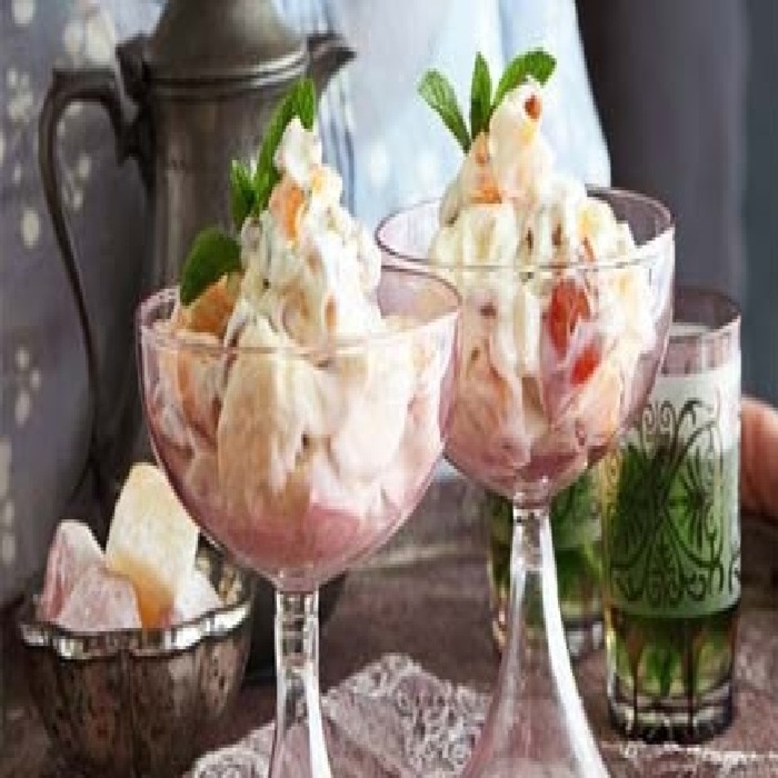Apricot & Turkish delight mess — a Turkey dish