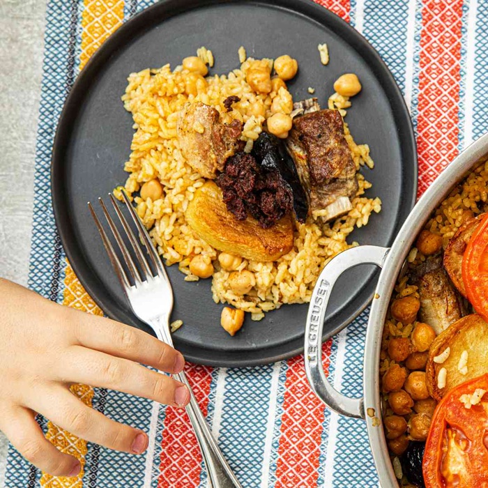 Arroz al horno (baked rice) — a Spain dish
