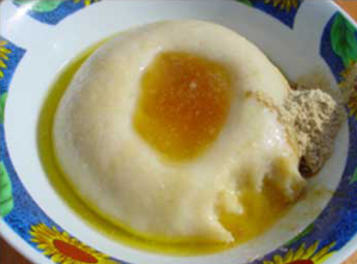 Asida bil Zibda (Libyan Semolina Pudding) — world recipes
