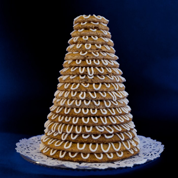Authentic Norwegian Kransekake — a Norway dish