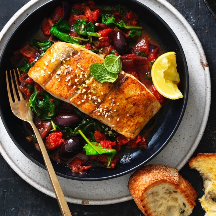 Barramundi with Moroccan spices — a Australia dish