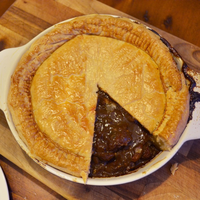 Beef and Oyster pie — a United Kingdom dish