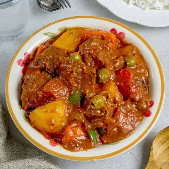 Beef Caldereta — a Philippines dish