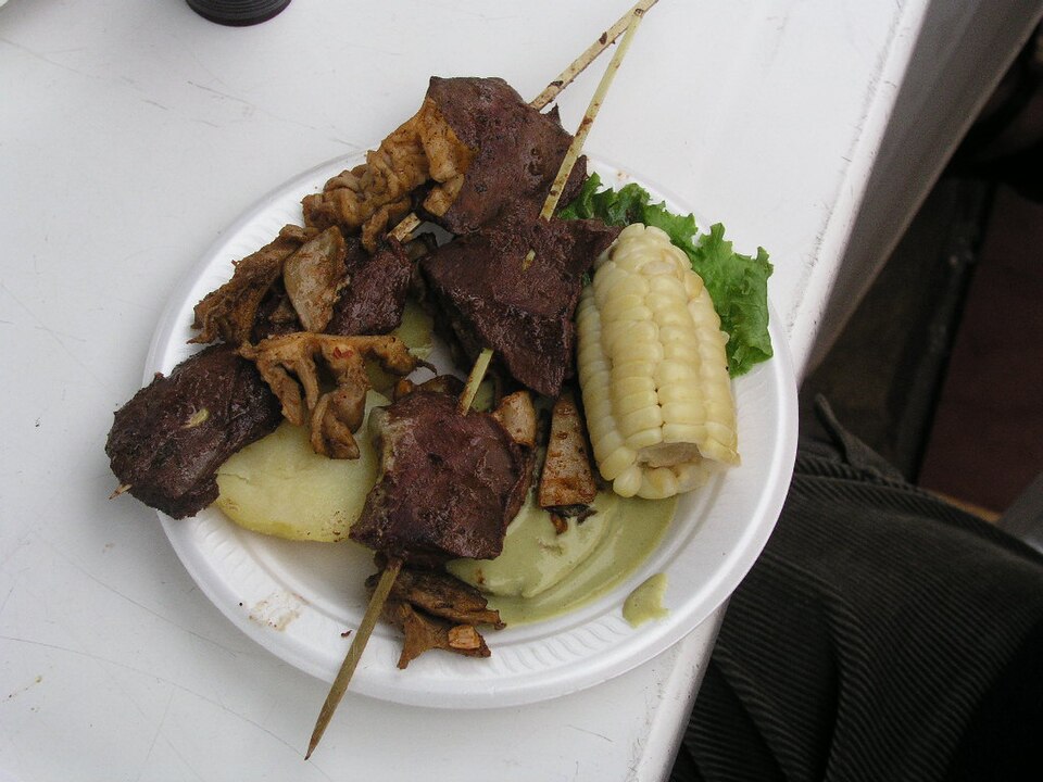 Beef Heart Kabobs (Anticuchos) — world recipes