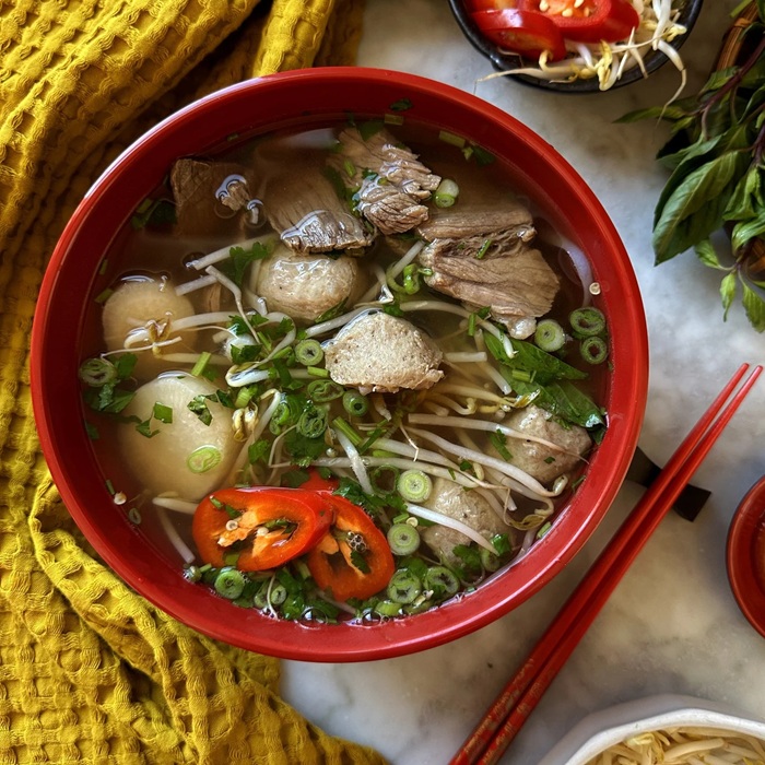 Beef pho — a Vietnam dish