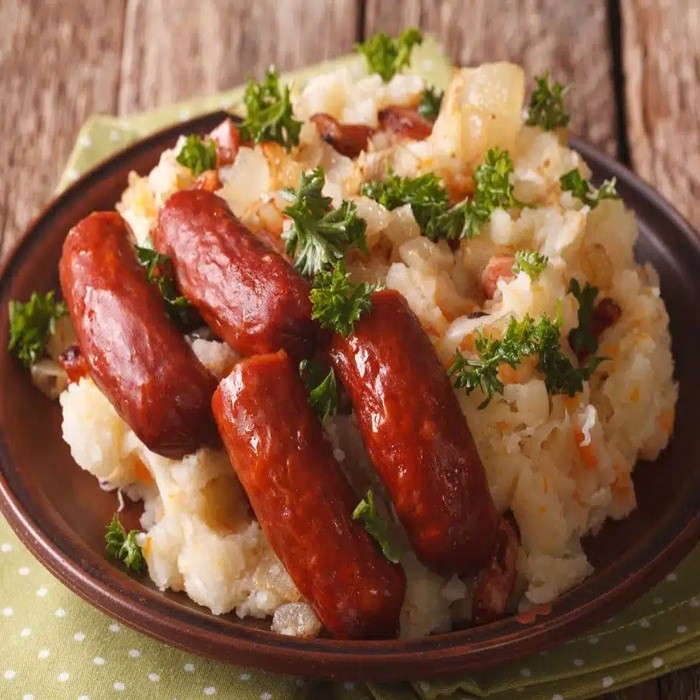 Belgian Stoemp — pork