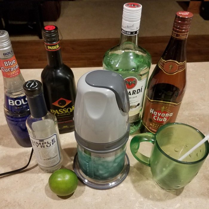 Blue Hurricane — drinks