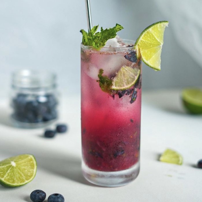 Blueberry Mojito — drinks