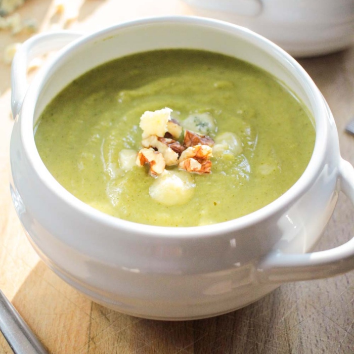 Broccoli & Stilton soup — a United Kingdom dish