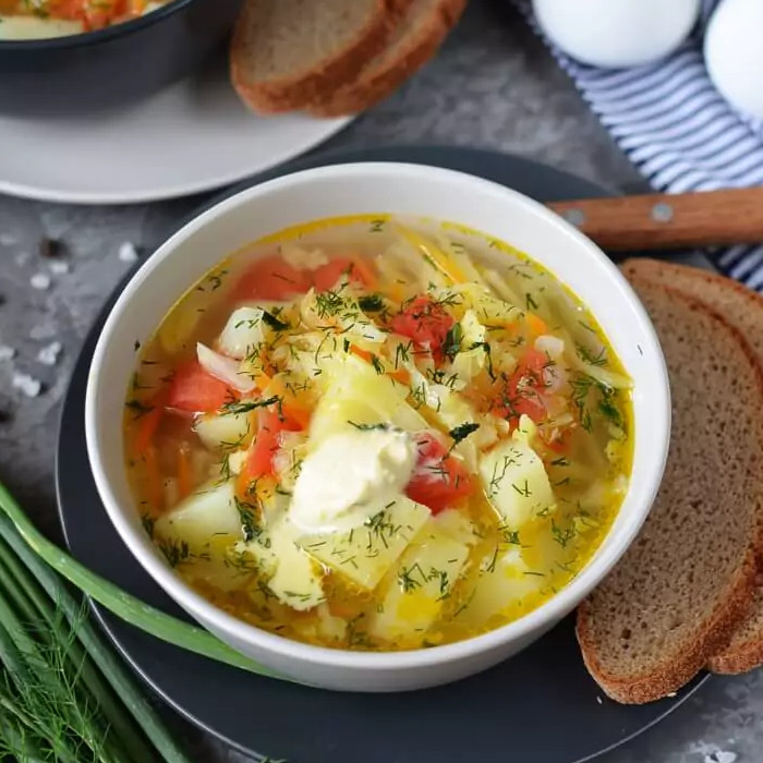 Cabbage Soup (Shchi) — a Russia dish