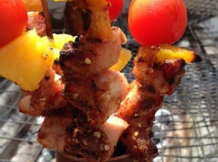 Chicken and Mango Skewer — lunch