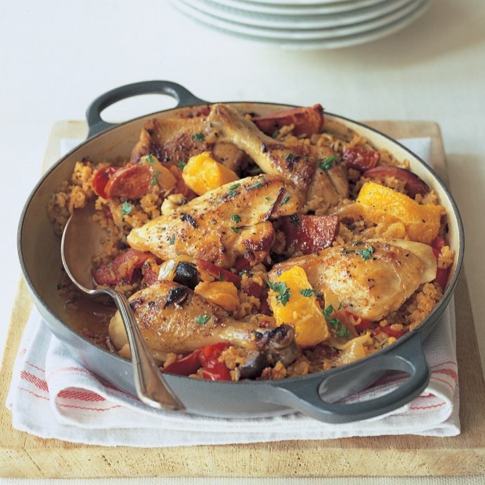 Chicken Basquaise — a France dish