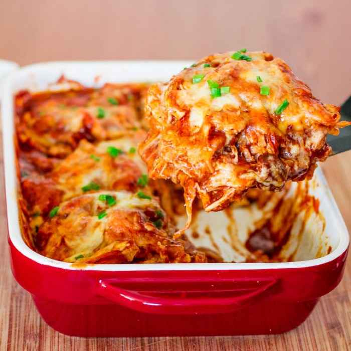 Chicken Enchilada Casserole — a Mexico dish