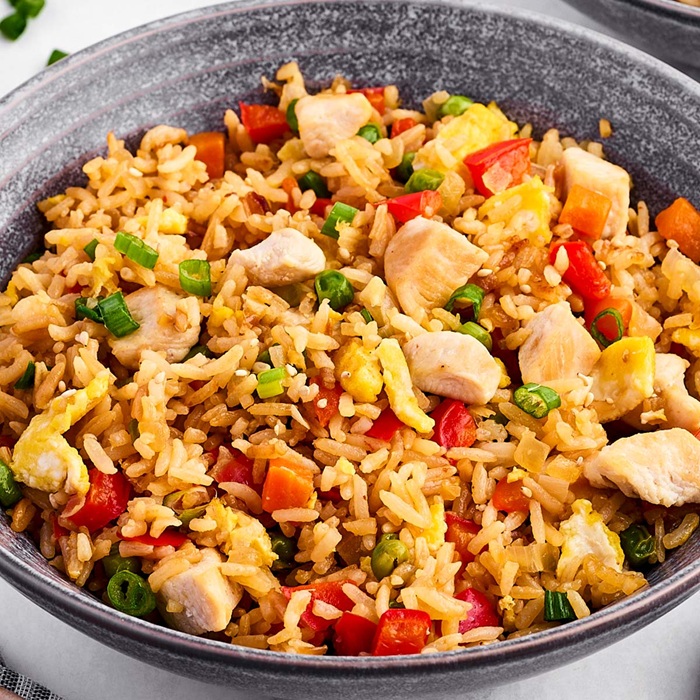 Chicken Fried Rice — a China dish