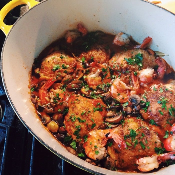 Chicken Marengo — a France dish