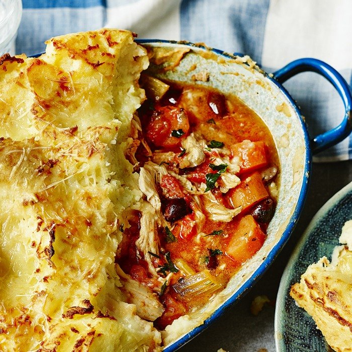Chicken Parmentier — a France dish