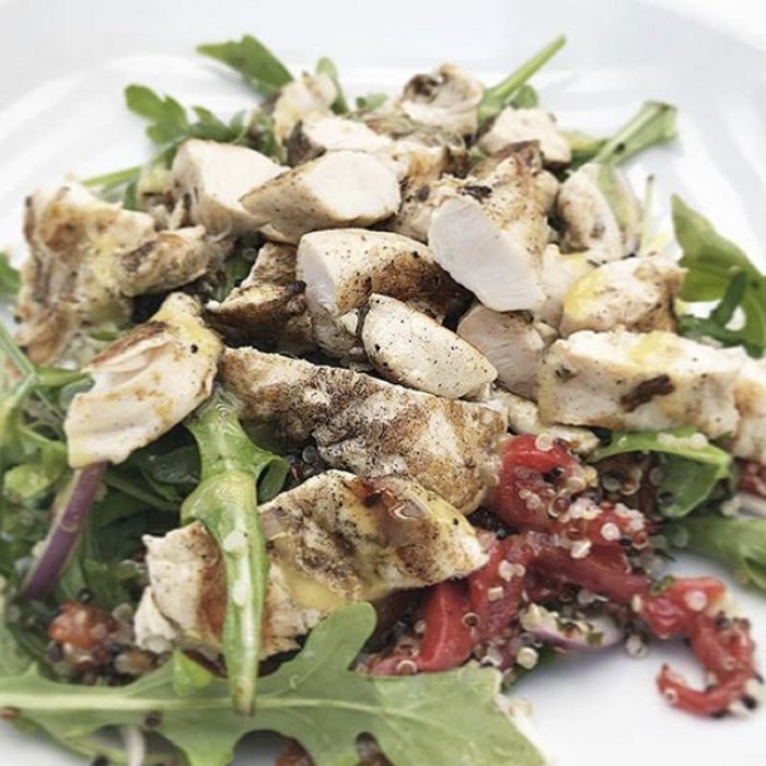 Chicken Quinoa Greek Salad — a Greece dish