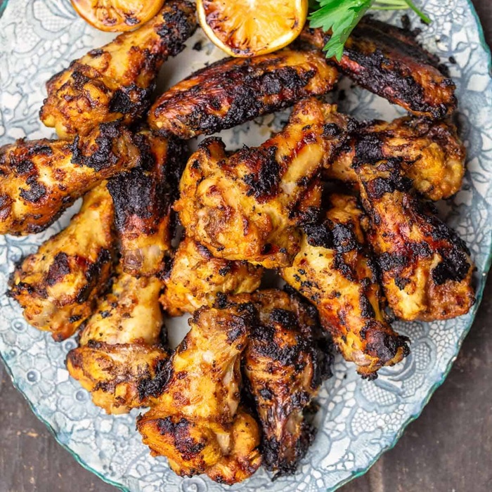 Chicken wings with cumin, lemon & garlic — a Turkey dish