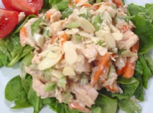 Chinese Chicken Salad With Creamy Soy Dressing — a China dish