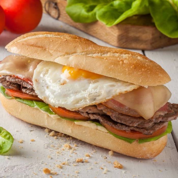 Chivito uruguayo — a Uruguay dish