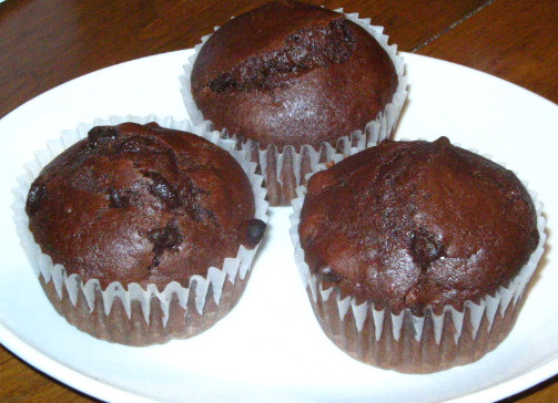 Chocolate Chocolate Chip Muffins — world recipes