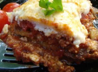 Classic Greek Moussaka — lunch