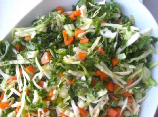 Delightful Kale and Cabbage Slaw — side dish