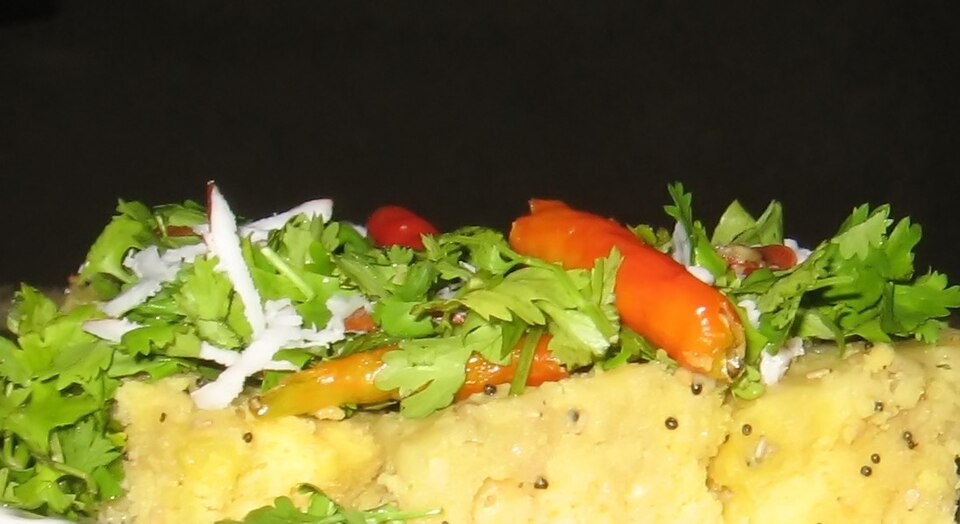 Dhokla (Steamed Black Gram Bread) — world recipes