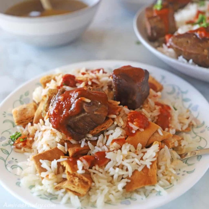 Egyptian Fatteh — a Egypt dish