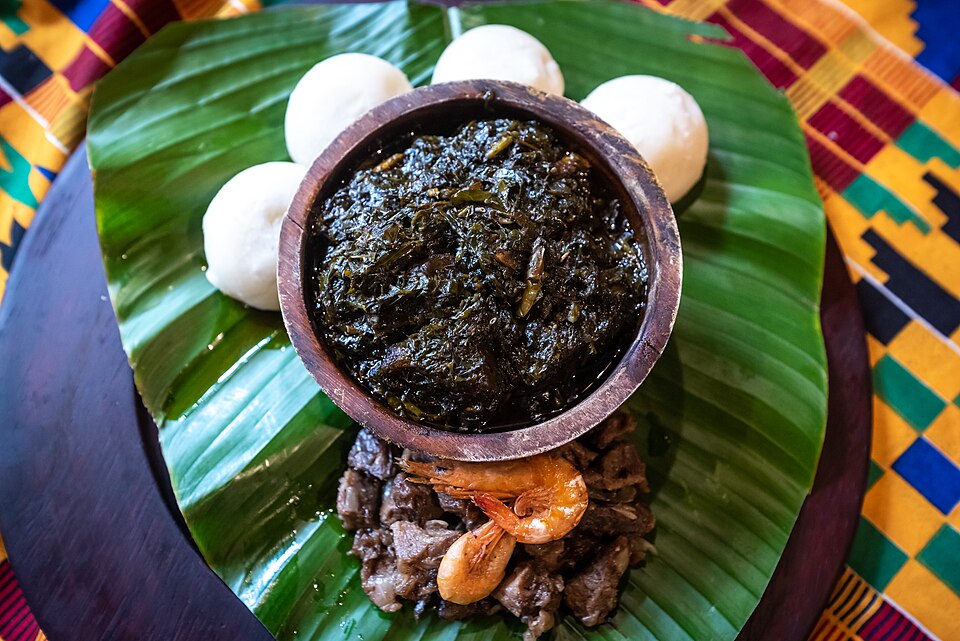 Eru And Water Fufu — world recipes