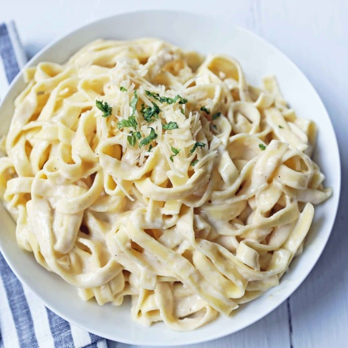 Fettuccine Alfredo — a Italy dish