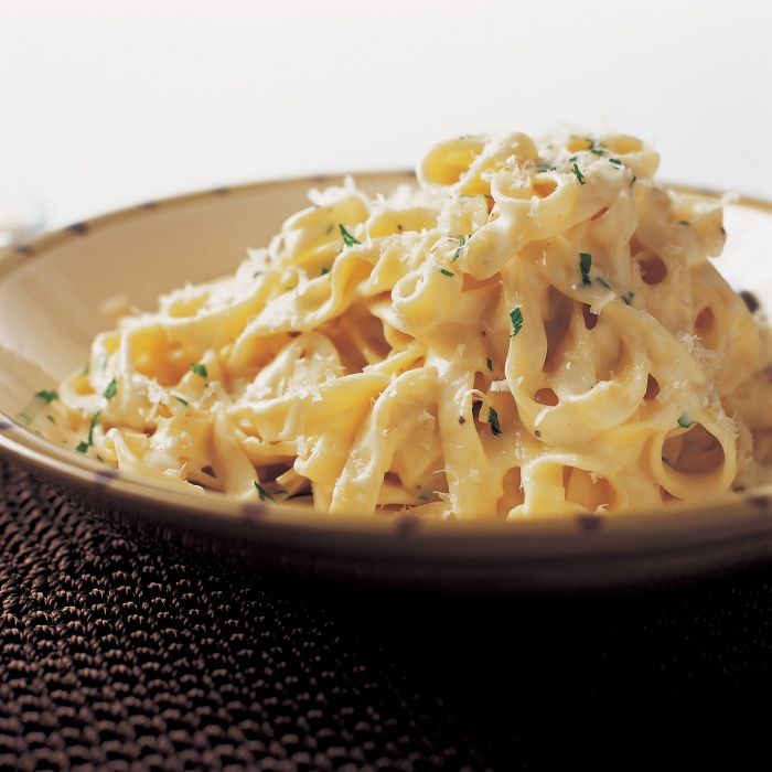Fettucine alfredo — a Italy dish
