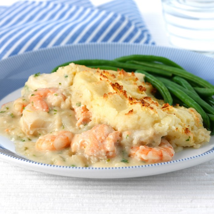 Fish pie — a United Kingdom dish
