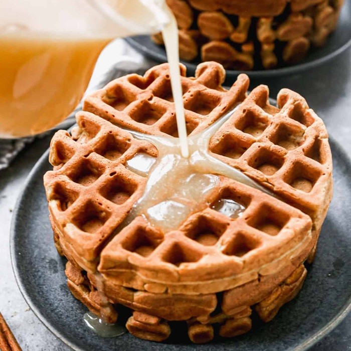 Gingerbread Waffles — dessert