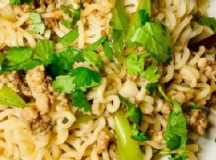 Ground Pork Ramen — lunch