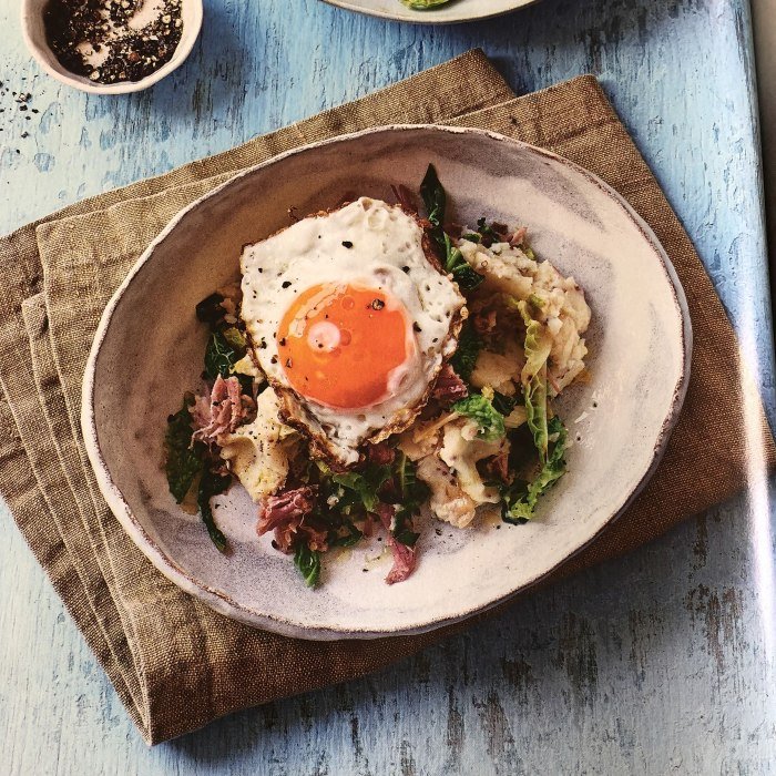Ham hock colcannon — a Ireland dish
