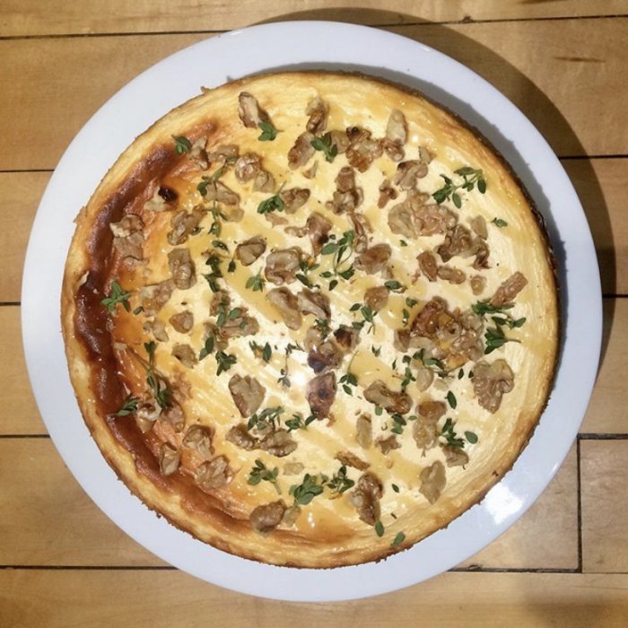 Honey Yogurt Cheesecake — a Greece dish