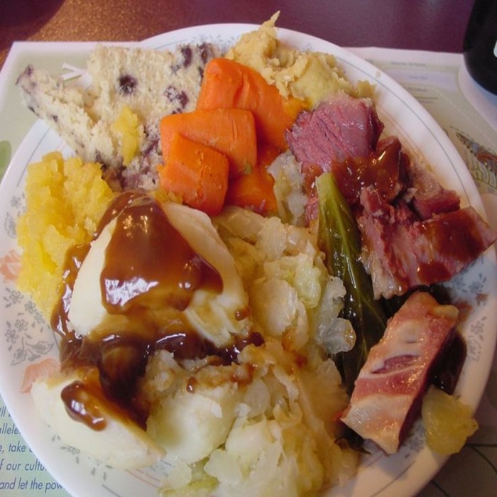 Jiggs Dinner — a Canada dish
