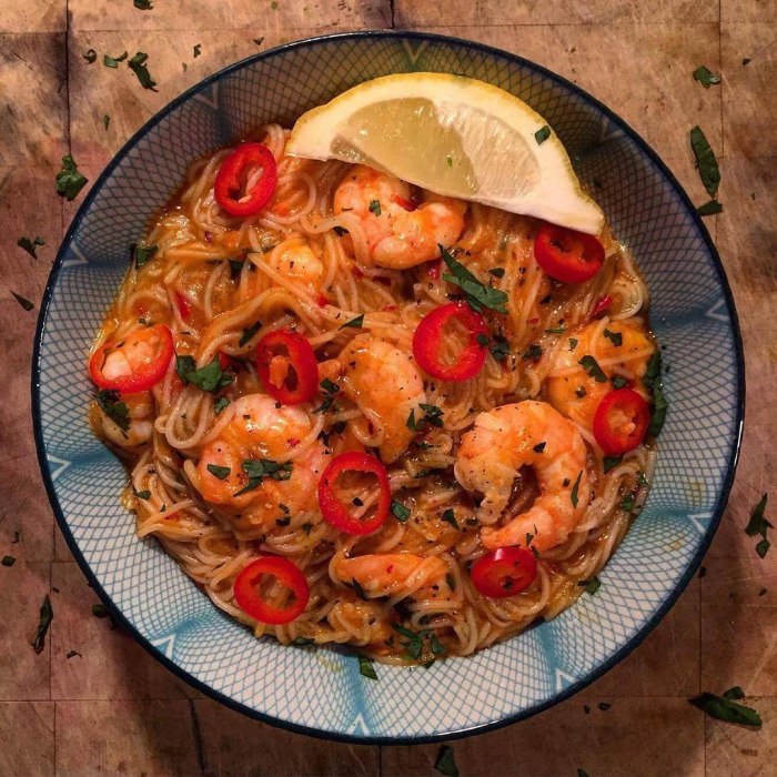 Laksa King Prawn Noodles — a Malaysia dish