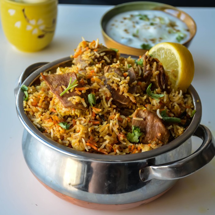 Lamb Biryani — a India dish
