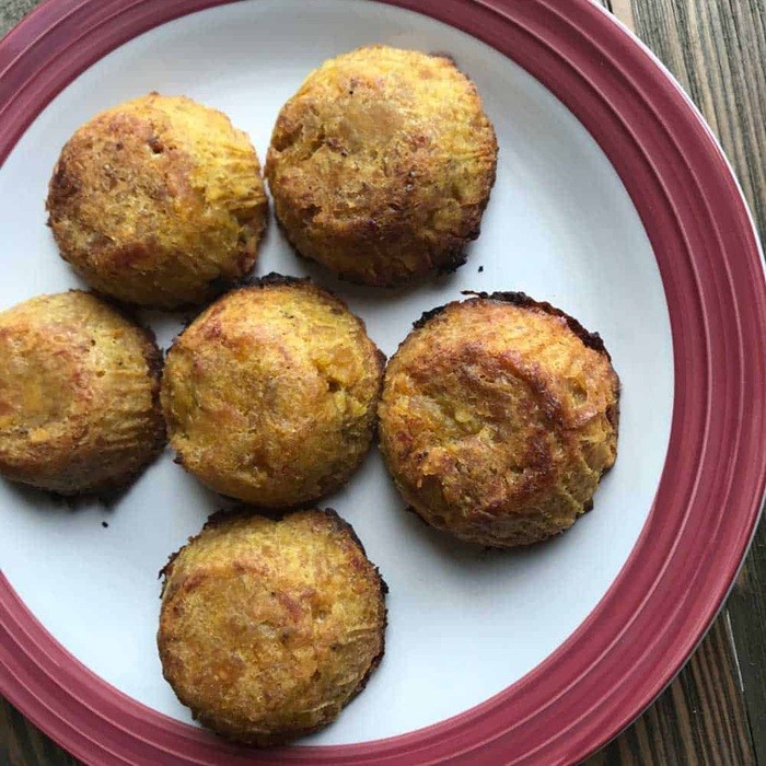Laos Plantain Coconut Bake (Flourless Muffin) — dessert