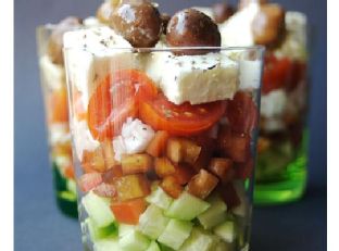 Layered Greek Salad — side dish