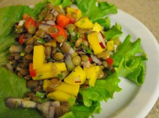 Lentil Mango Salad — side dish