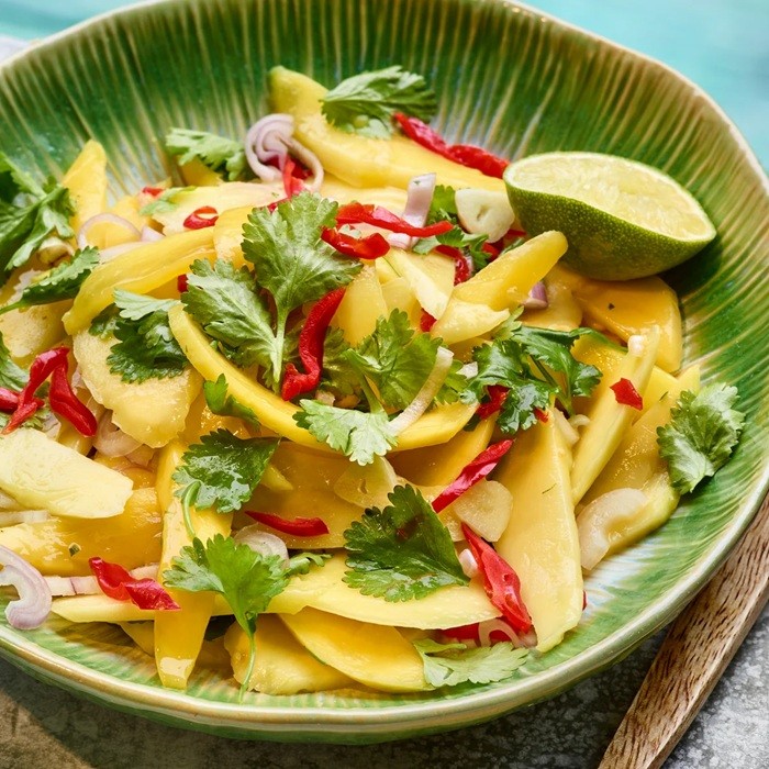 Mango chow — side