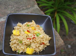 Mango Fried Rice — a China dish