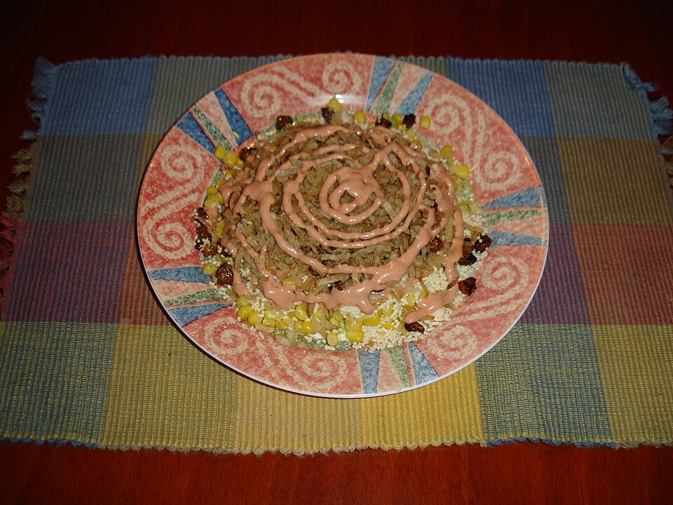 Mazorca Desgranada (Colombian Beef Salad) — world recipes