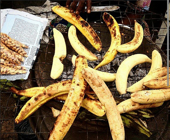 Nigerian Roasted Plantain — world recipes