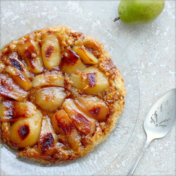 Pear Tarte Tatin — a France dish