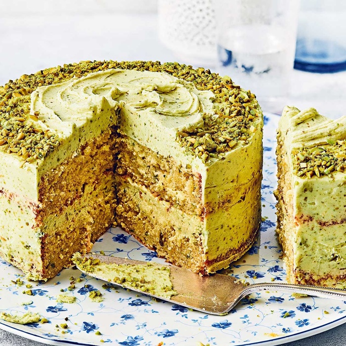 Pistachio cake — a Poland dish